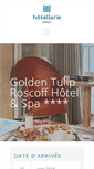 Mobile Screenshot of hotel-roscoff.com